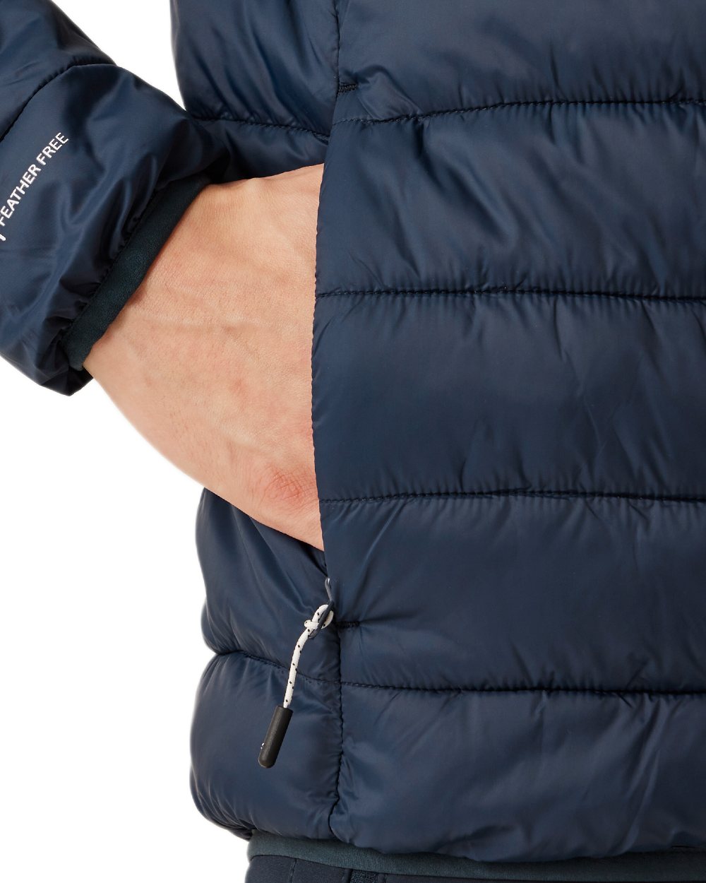 Navy Coloured Regatta Mens Marizion Padded Jacket on white background