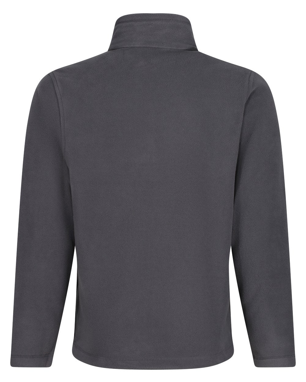 Seal Grey coloured Regatta Mens Micro Lightweight Full Zip Fleece on white background