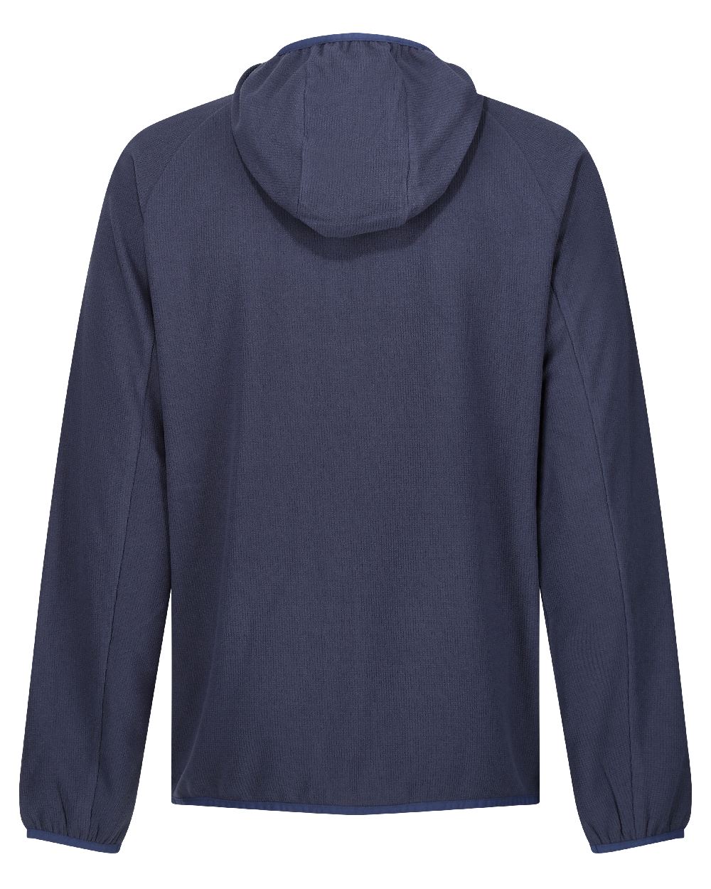 Navy Seal Grey coloured Regatta Mens Navigate Full-Zip Fleece Jacket on white background