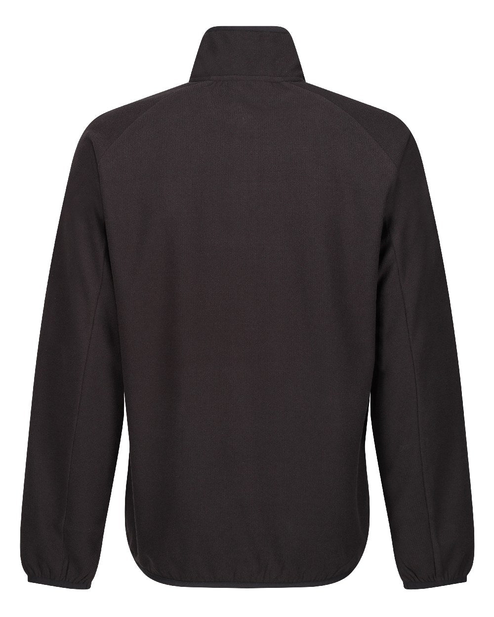 Black New Royal coloured Regatta Mens Navigate Half-Zip Fleece on white background