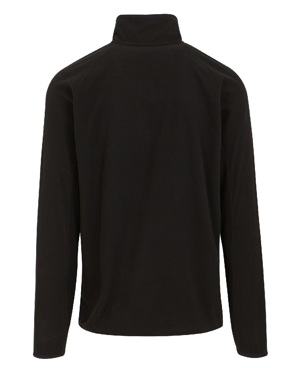 Black Orange Pop coloured Regatta Mens Navigate Half-Zip Fleece on white background