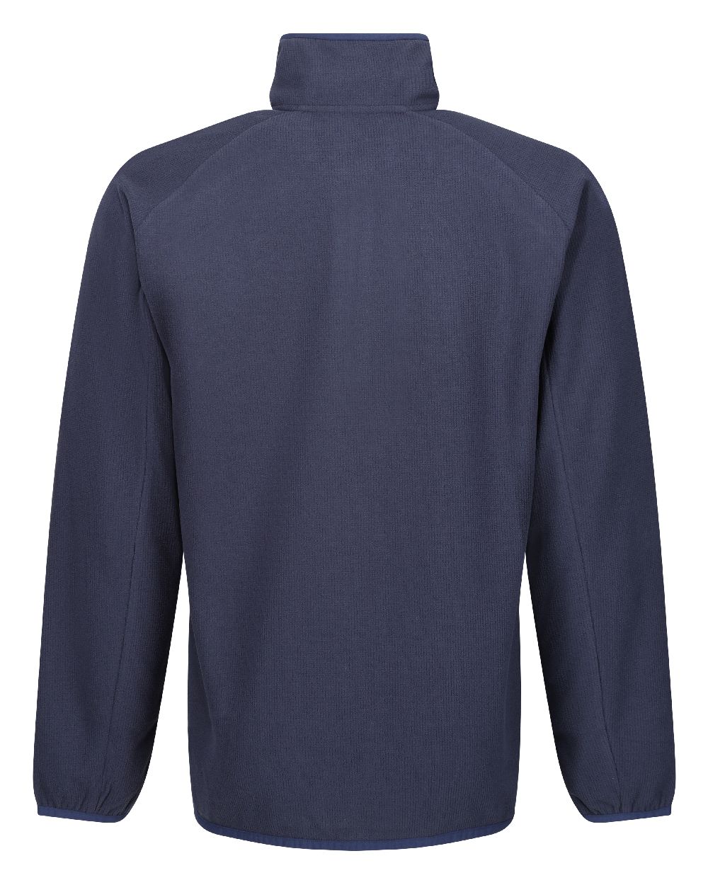 Navy French Blue coloured Regatta Mens Navigate Half-Zip Fleece on white background