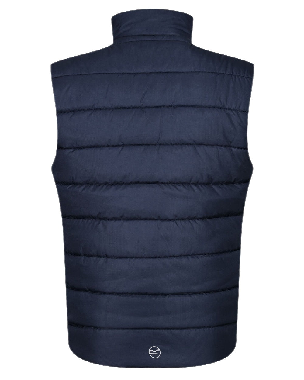 Navy French Blue coloured Regatta Mens Navigate Thermal Bodywarmer on white background