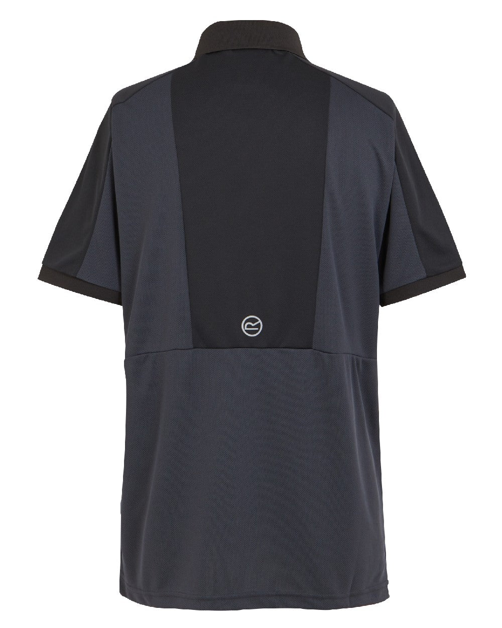 Seal Grey coloured Regatta Mens Offensive Moisture Wicking Polo Shirt on white background
