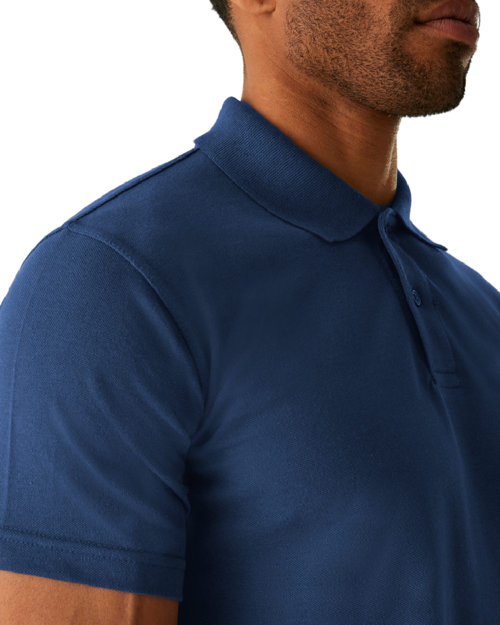 Royal Blue coloured Regatta Mens Pro 50/50 Pique Polo T-Shirt on white background