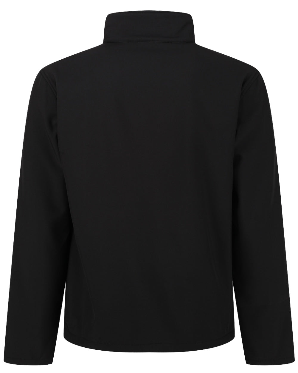 Black coloured Regatta Mens Reid Softshell Jacket on white background