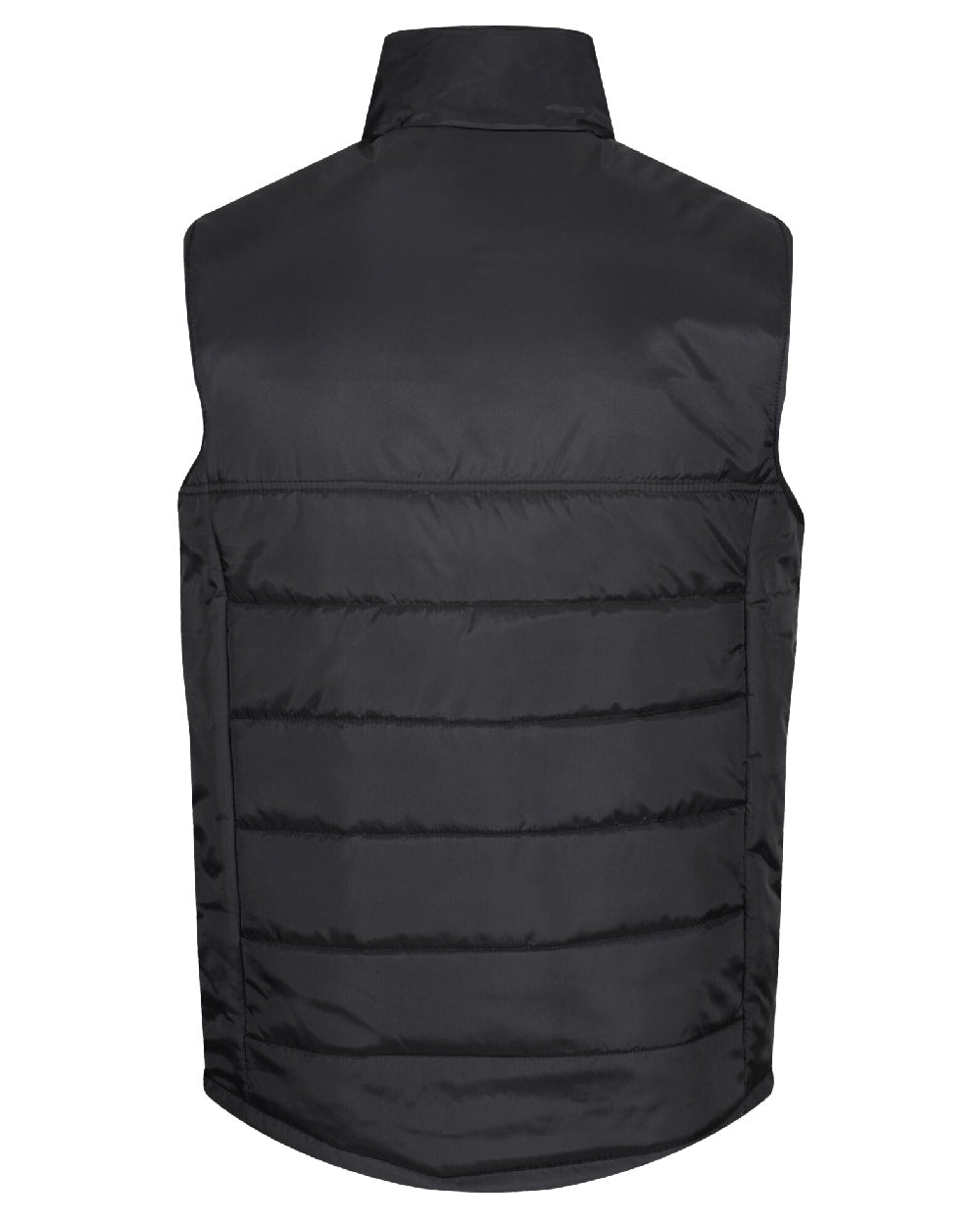 Black coloured Regatta Mens Stage II Insulated Bodywarmer on white background