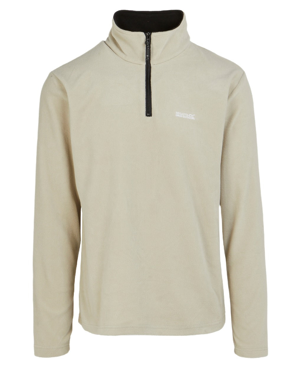 Abbeystone Coloured Regatta Mens Thompson Lightweight Half Zip Fleece on white background