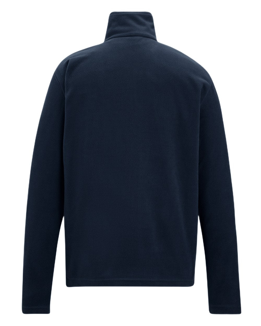 Navy Coloured Regatta Mens Thompson Lightweight Half Zip Fleece on white background