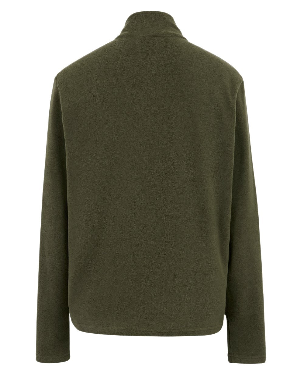 Olive Night Coloured Regatta Mens Thompson Lightweight Half Zip Fleece on white background