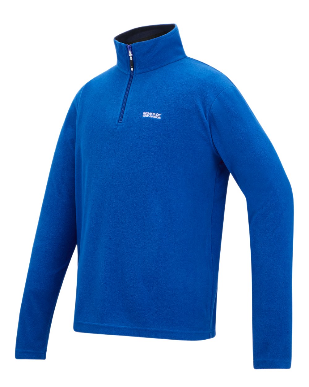 Oxford Blue Navy Coloured Regatta Mens Thompson Lightweight Half Zip Fleece on white background