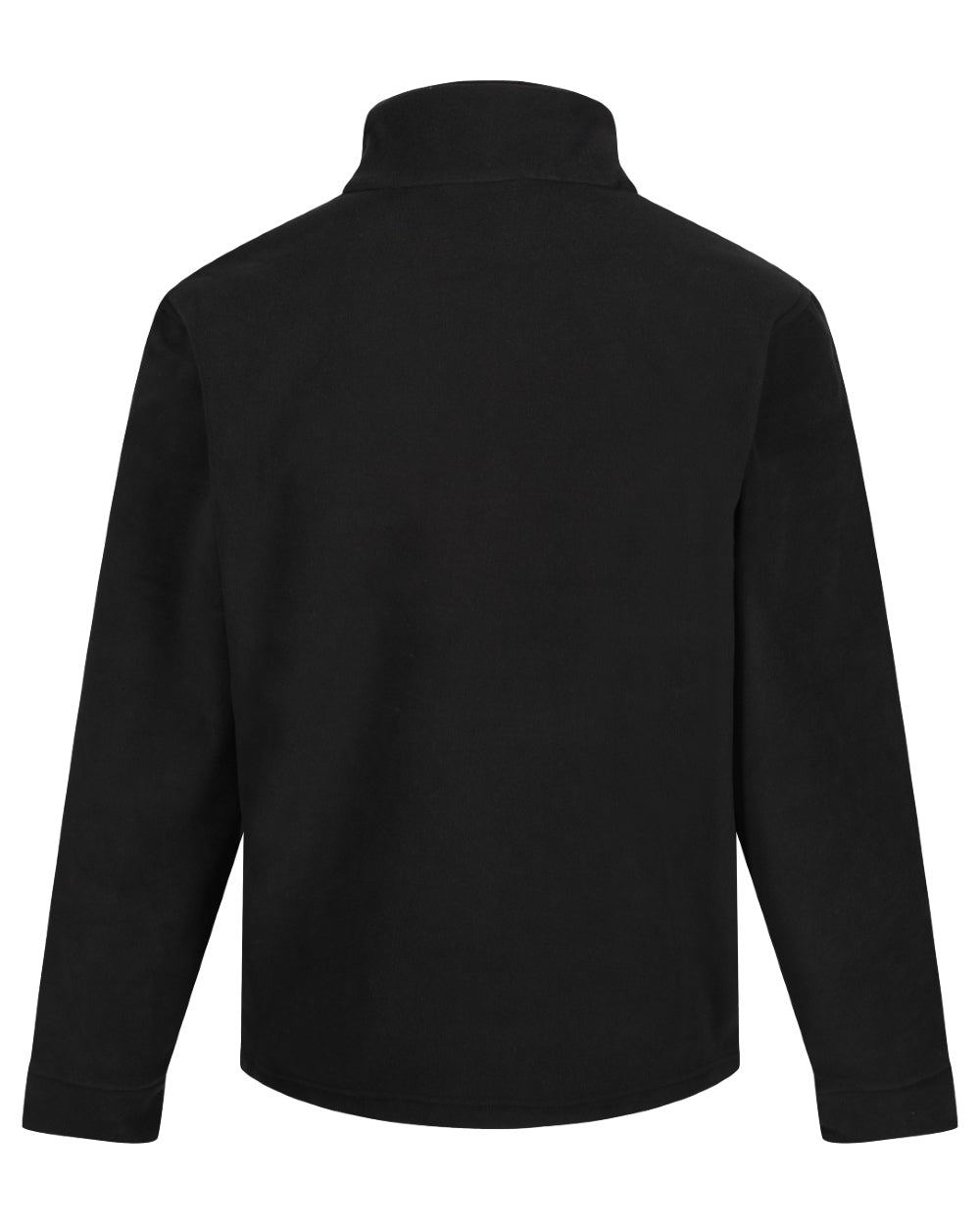 Black coloured Regatta Mens Thor 300 Full Zip Fleece on white background