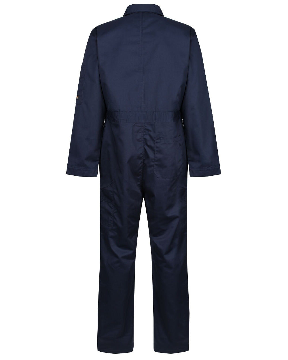 Navy coloured Regatta Pro Stud Fasten Coverall on white background