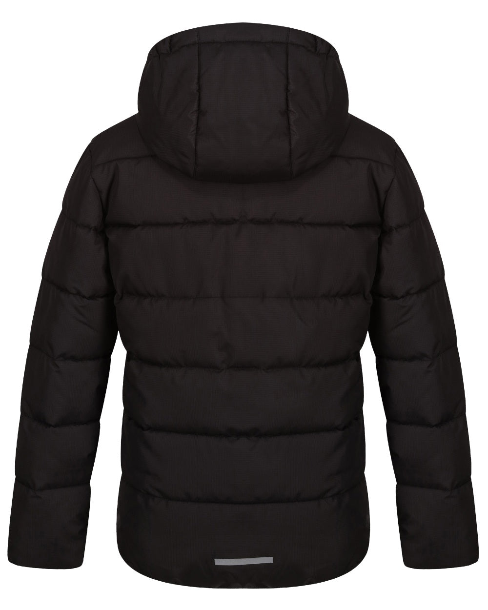 Black Classic Red coloured Regatta Professional Childrens Thermal Jacket on white background