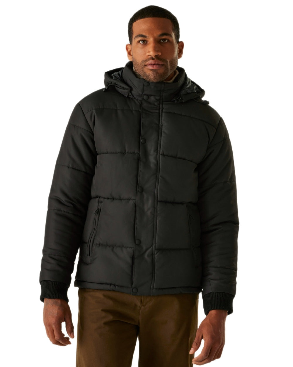 Black coloured Regatta Professional Mens Northdale Insulated Jacket on white background