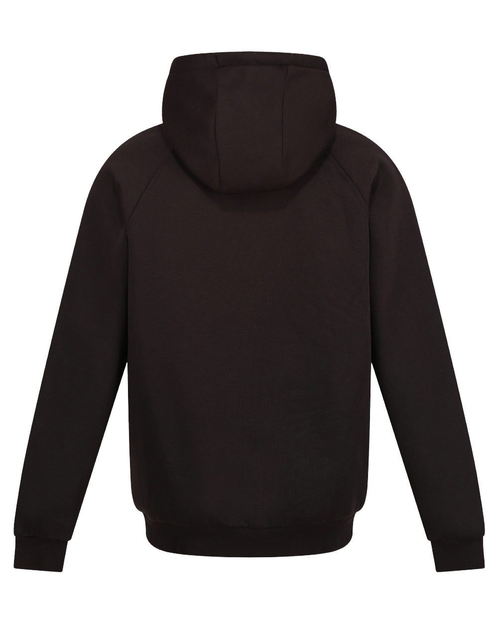 Black coloured Regatta Professional Mens Pro FZ Hoodie on white background
