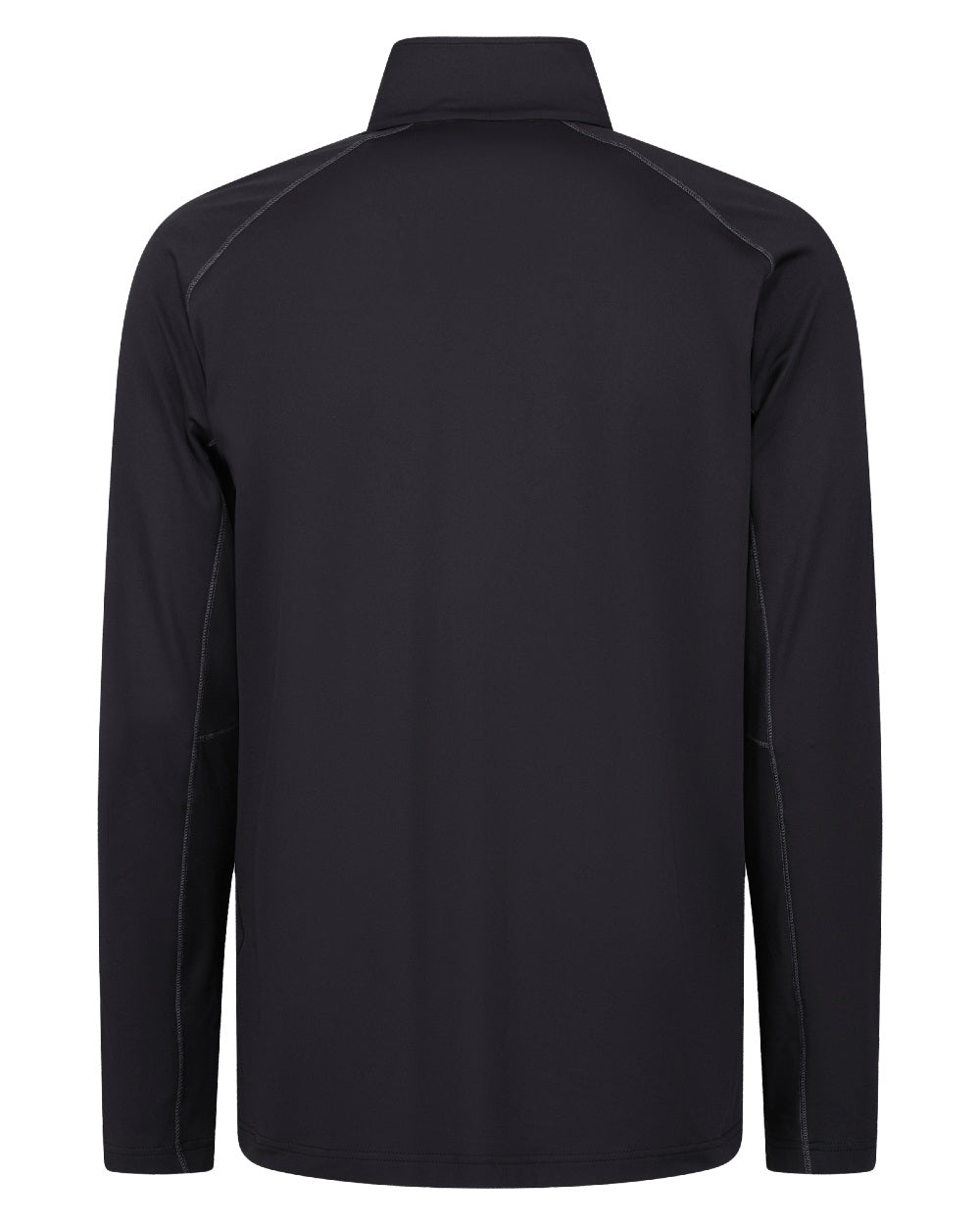 Black coloured Regatta Professional Mens Stretch Full-Zip Midlayer on white background