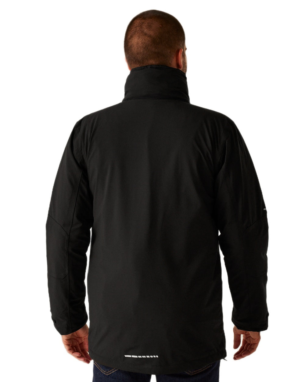 Black Oxford Blue coloured Regatta Professional Mens X-Pro Evader III 3 in 1 Waterproof Insulated Jacket on white background