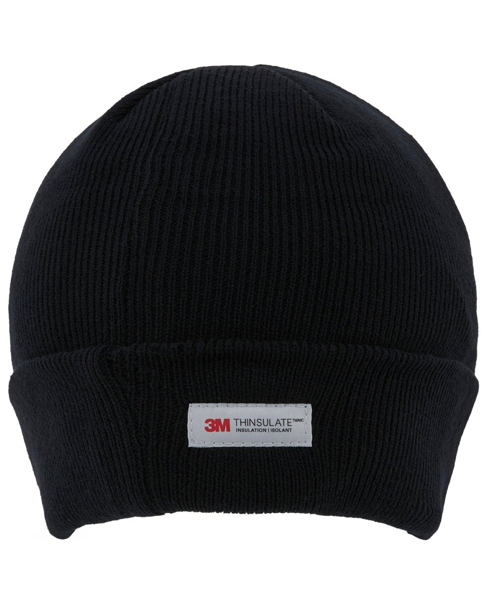 Black coloured Regatta Thinsulate Acrylic Hat on white background
