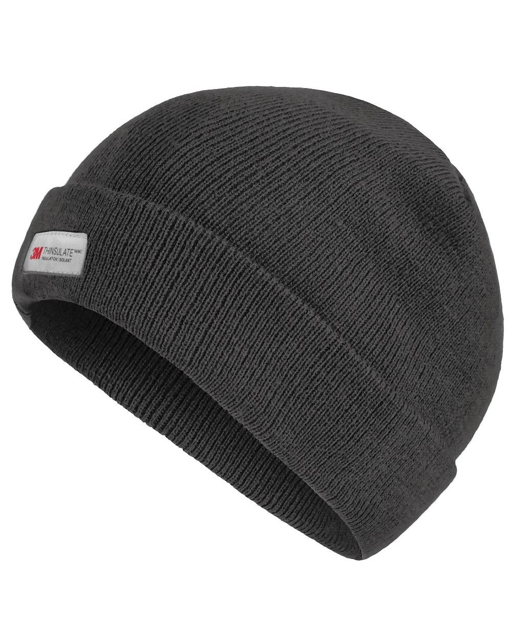 Seal Grey coloured Regatta Thinsulate Acrylic Hat on white background