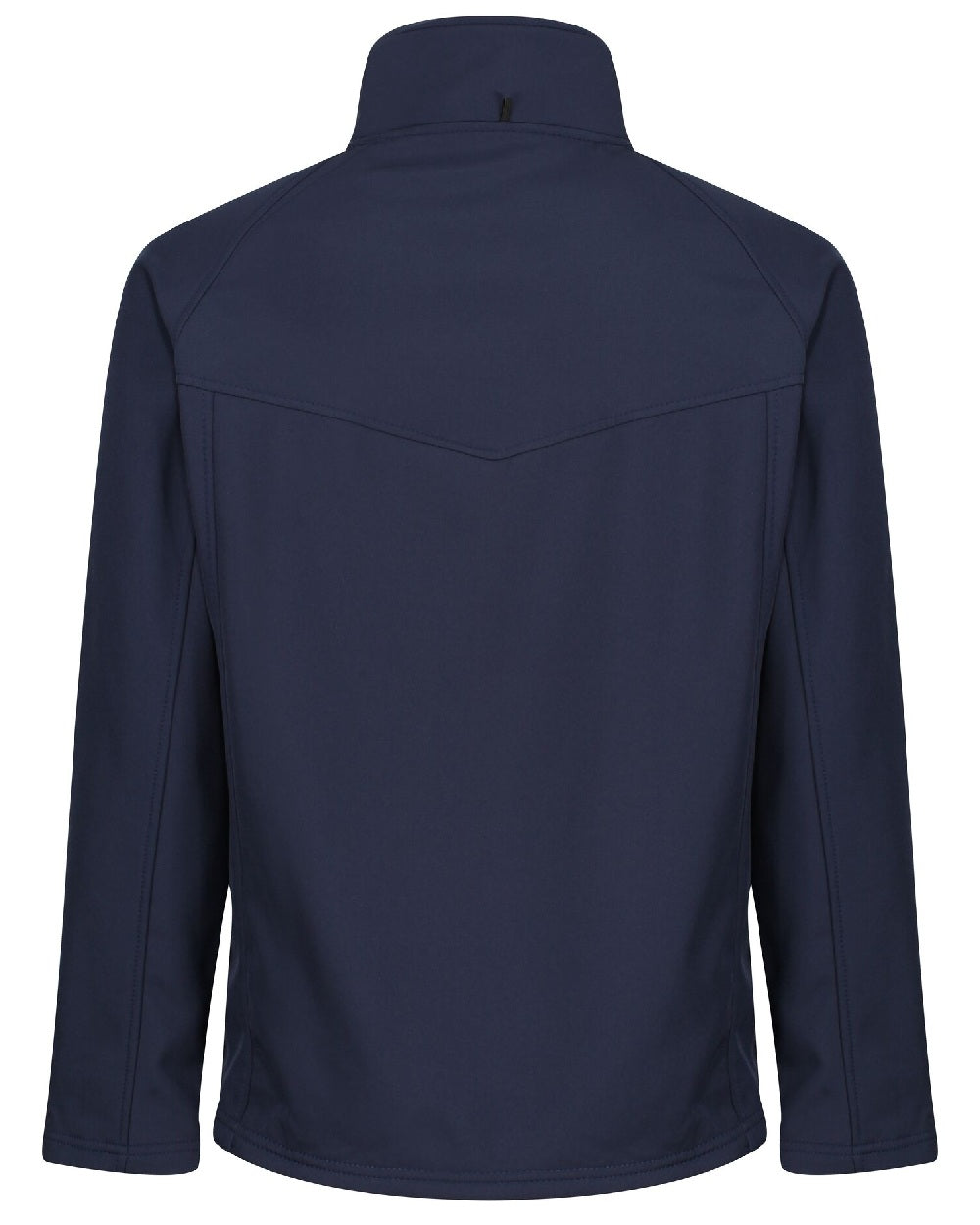 Navy coloured Regatta Uproar Softshell Jacket on white background