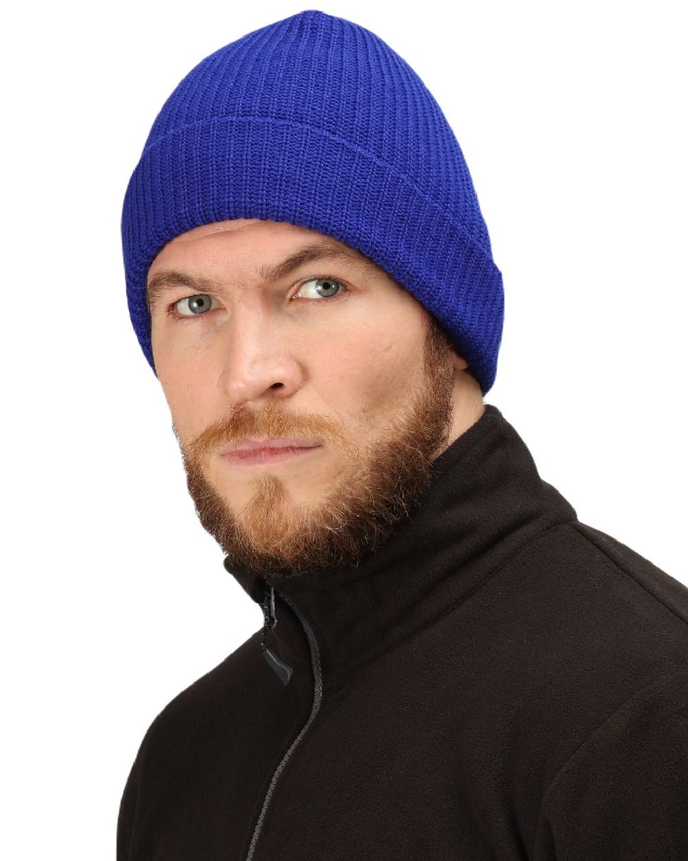 Classic Royal coloured Regatta Watch Hat on white background