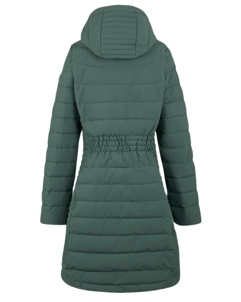 Green Coloured Regatta Womens Andria Padded Jacket on white background