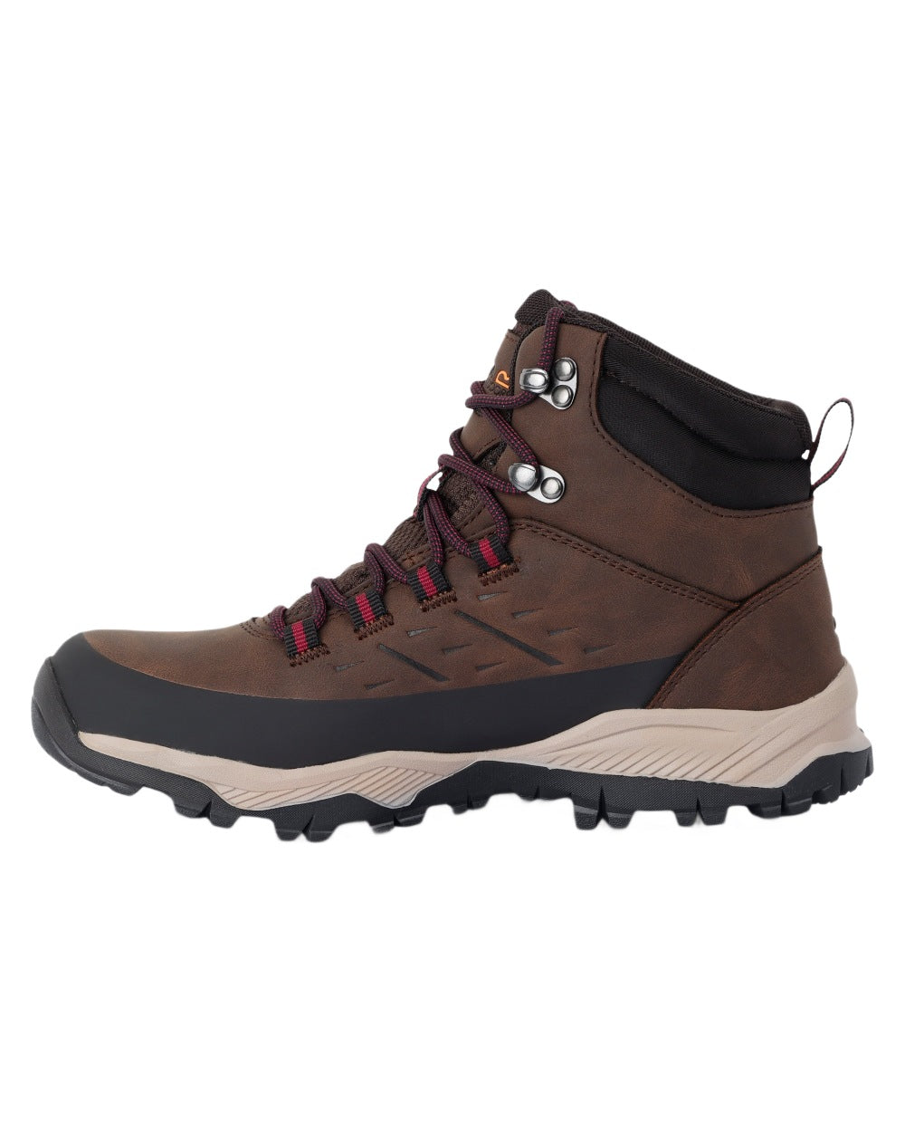 Brown Coloured Regatta Womens Blake Vibram Walking Boots on white background