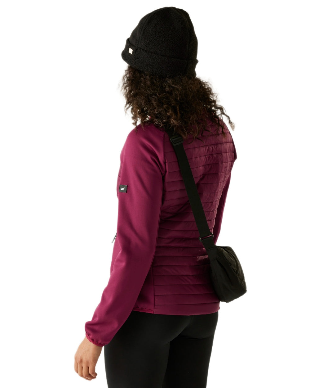 Dark Pimento Coloured Regatta Womens Clumber Hybrid Jacket on white background