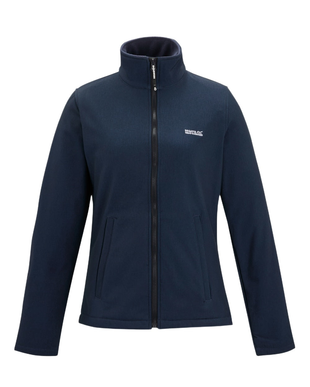 Navy Marl Coloured Regatta Womens Clumber Hybrid Jacket on white background