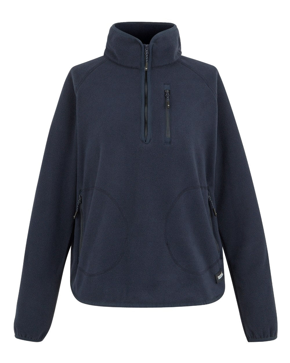 Navy Coloured Regatta Womens Frankie Half Zip Fleece on white background