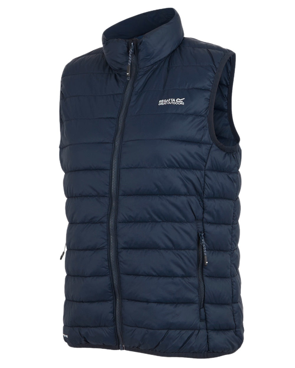 Navy Coloured Regatta Womens Hillpack II Gilet on white background