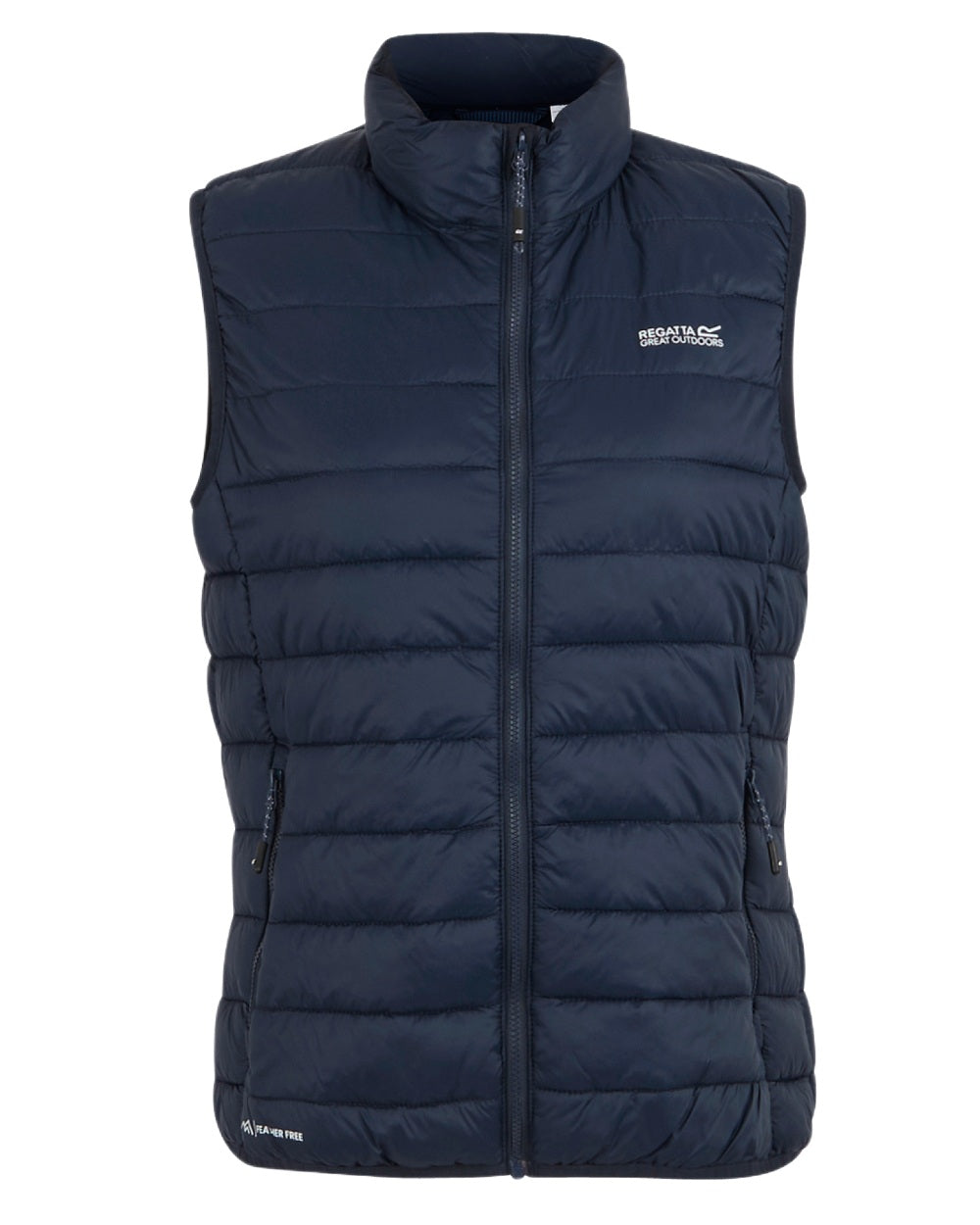 Navy Coloured Regatta Womens Hillpack II Gilet on white background