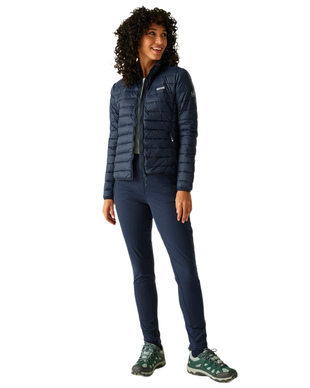 Navy Coloured Regatta Womens Hillpack II Insulated Jacket on white background