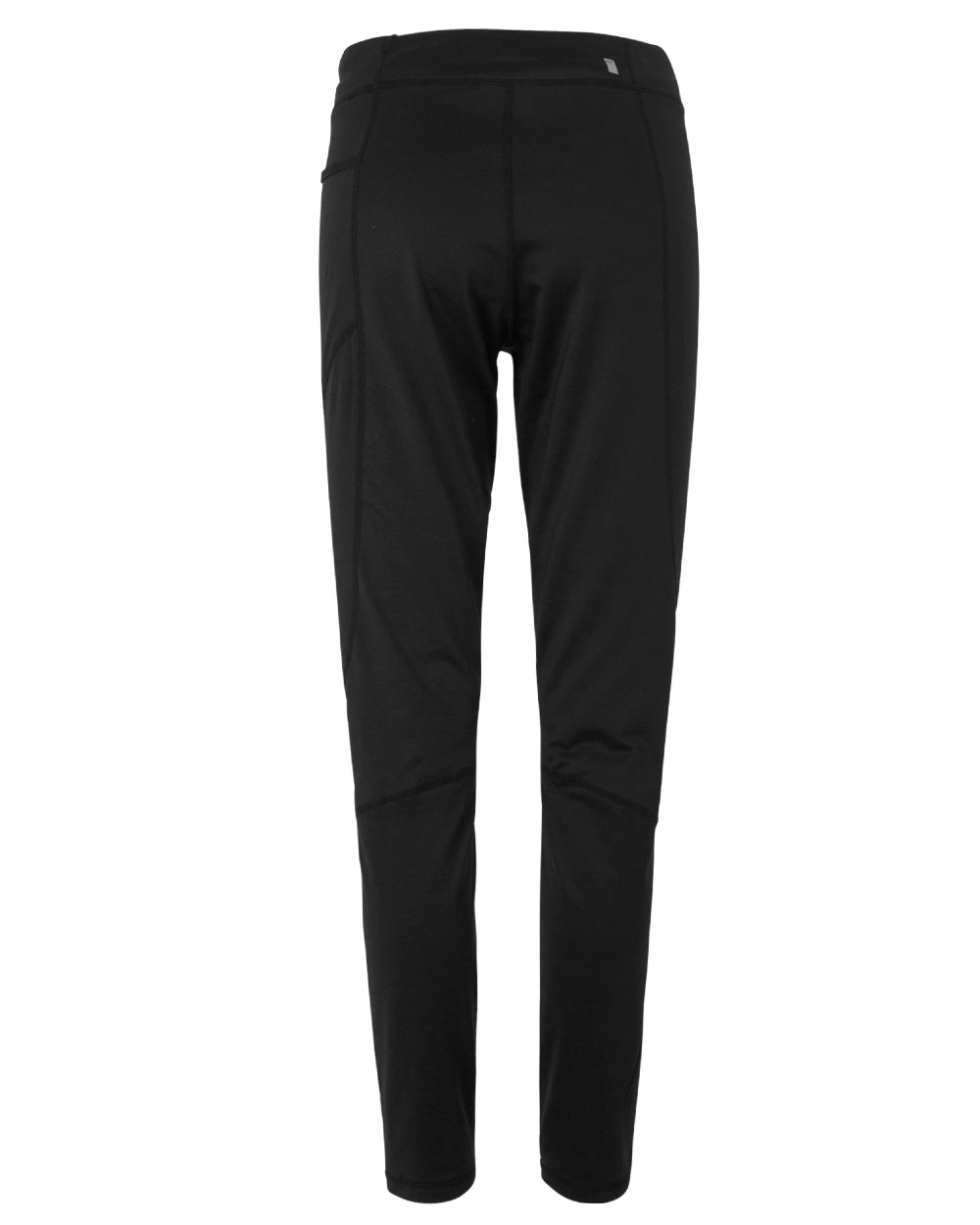 Black Coloured Regatta Womens Holeen II Winter Leggings on white background
