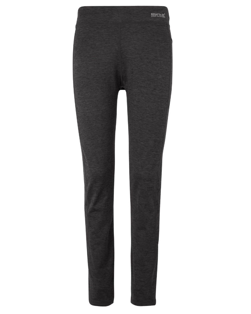 Seal Grey Marl Coloured Regatta Womens Holeen II Winter Leggings on white background