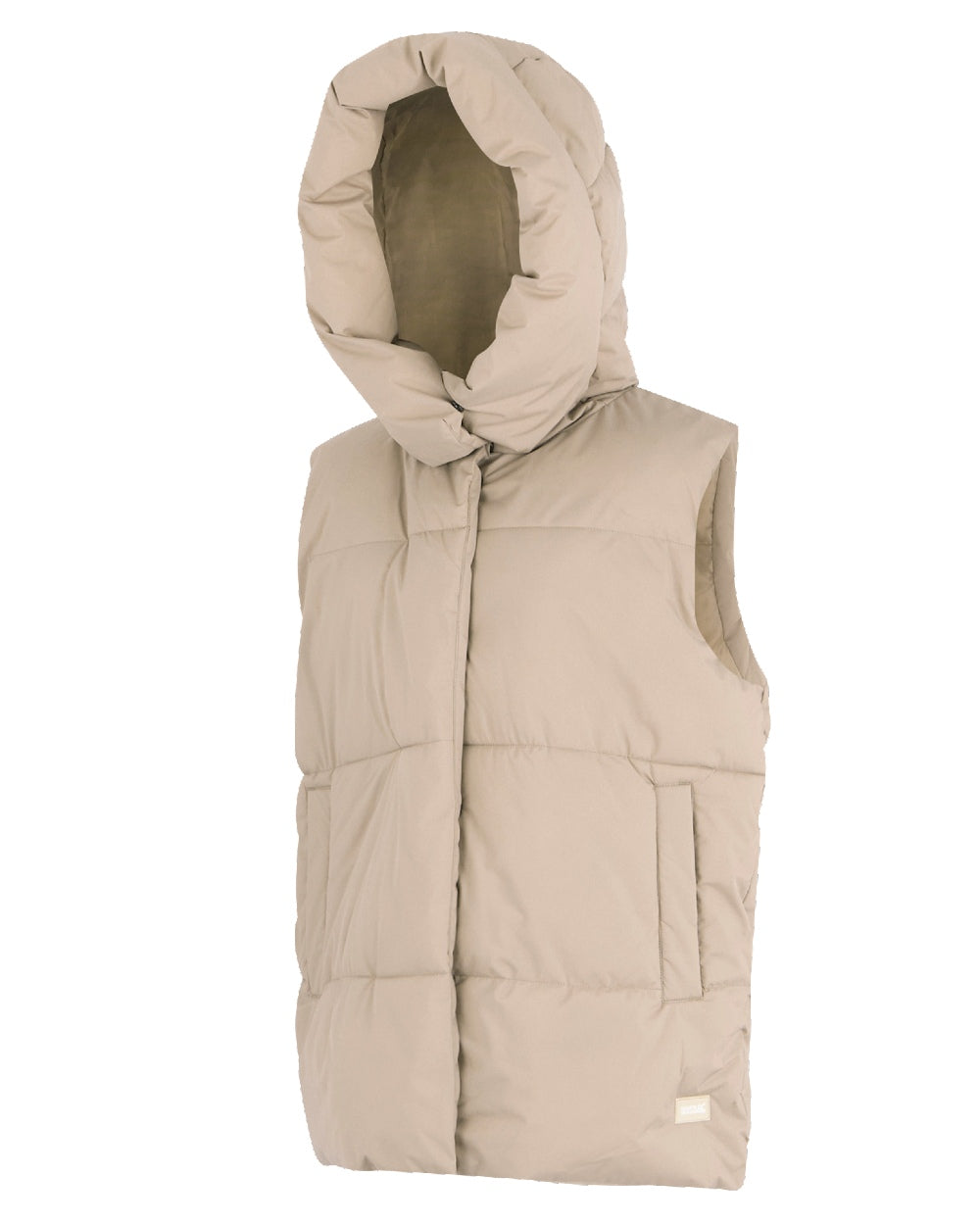 Soft Taupe Coloured Regatta Womens Kelse Gilet on white background
