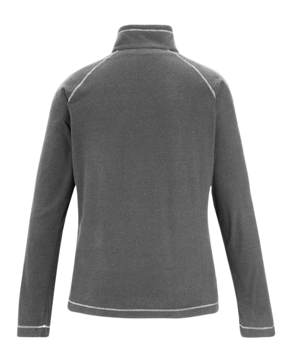 Dark Light Steel Coloured Regatta Womens Montes Lightweight Half-Zip Fleece on white background