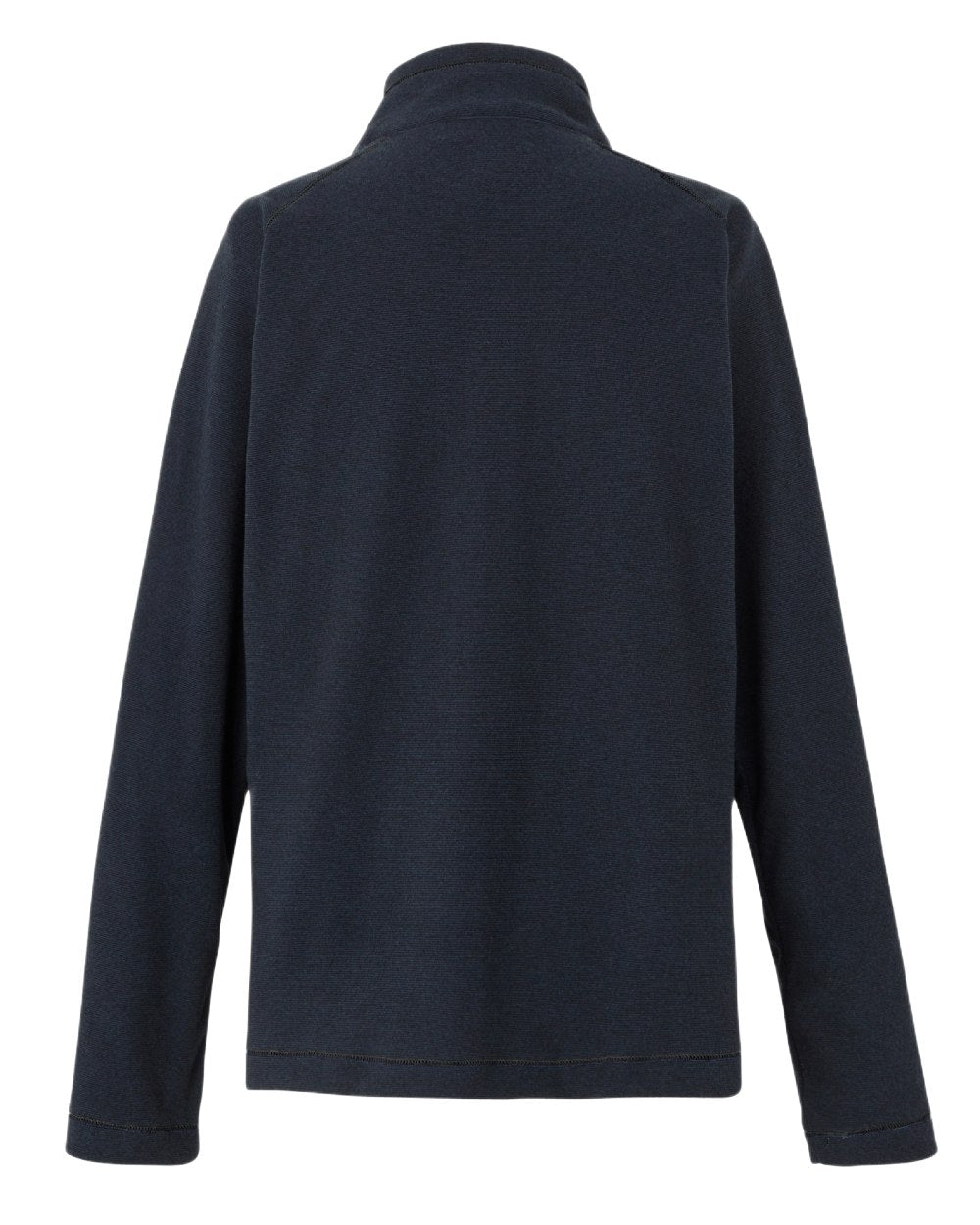 Navy Blue Coloured Regatta Womens Montes Lightweight Half-Zip Fleece on white background