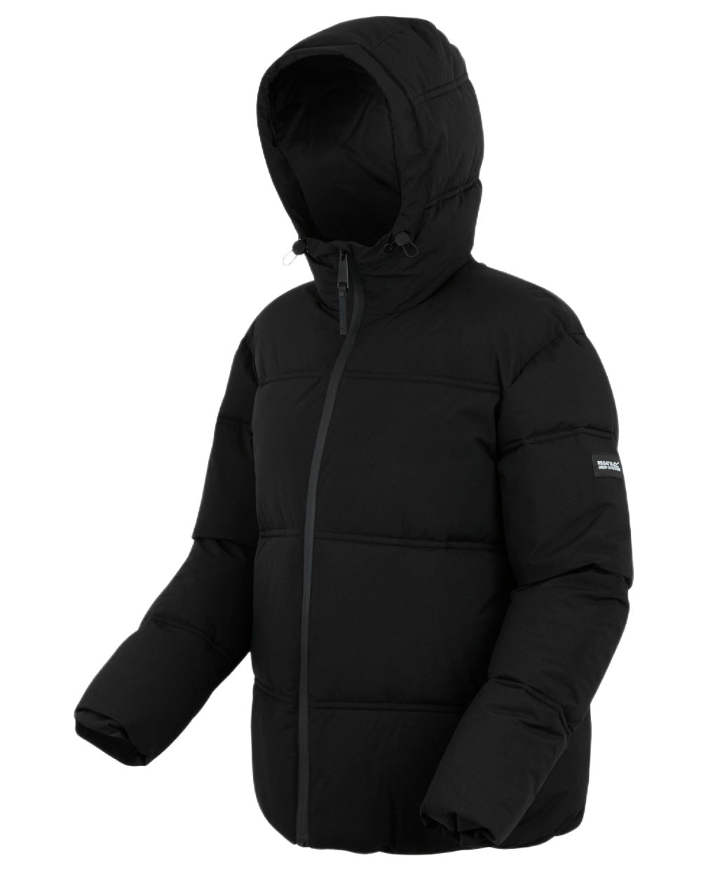 Black Coloured Regatta Womens Roxienne Padded Jacket on white background