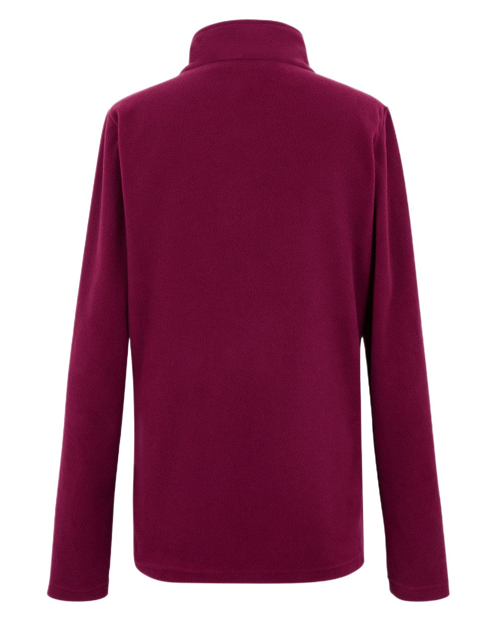 Dark Pimento Coloured Regatta Womens Sweethart Lightweight Half-Zip Fleece on white background