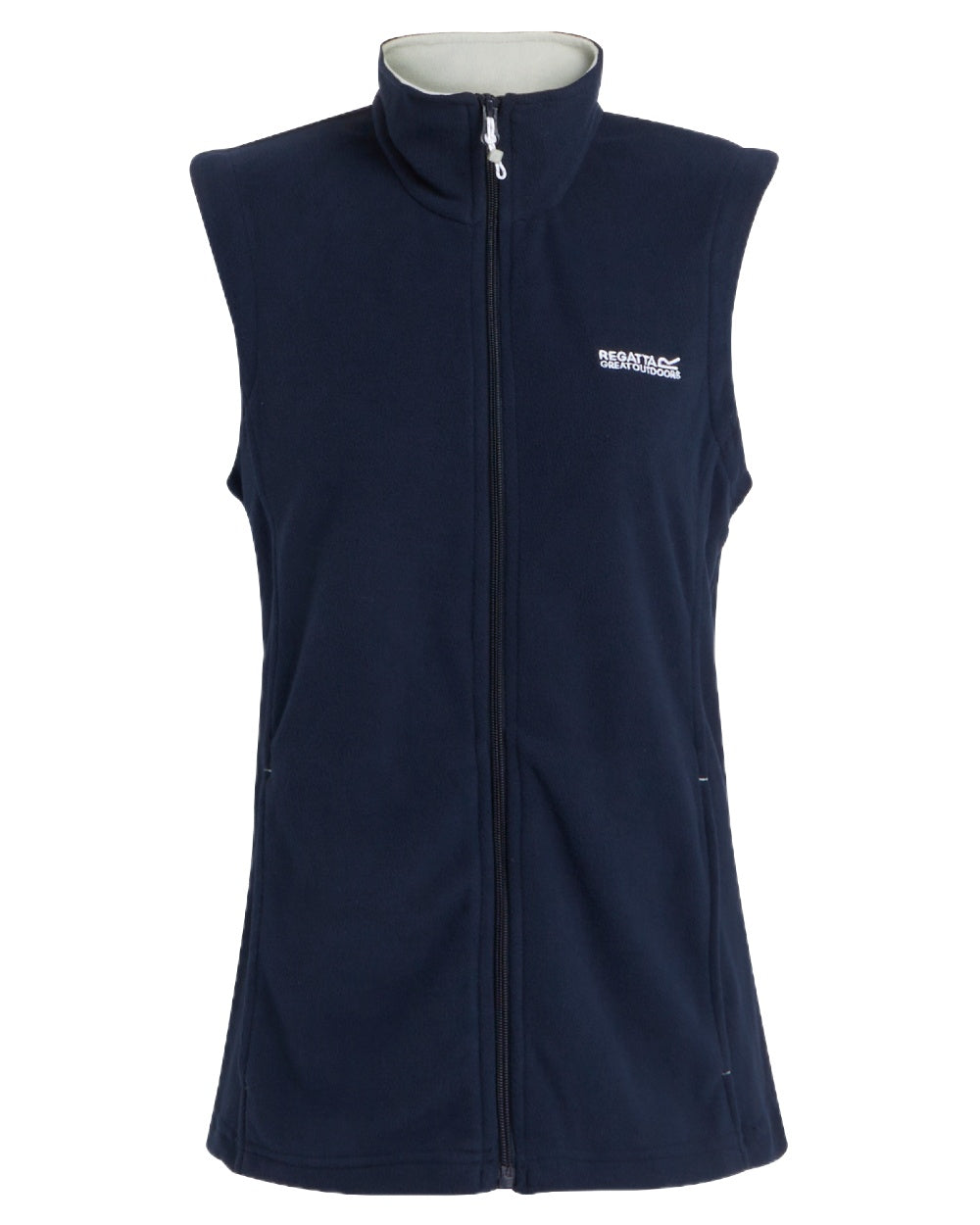 Navy Polar Bear Coloured Regatta Womens Sweetness II Fleece Gilet on white background