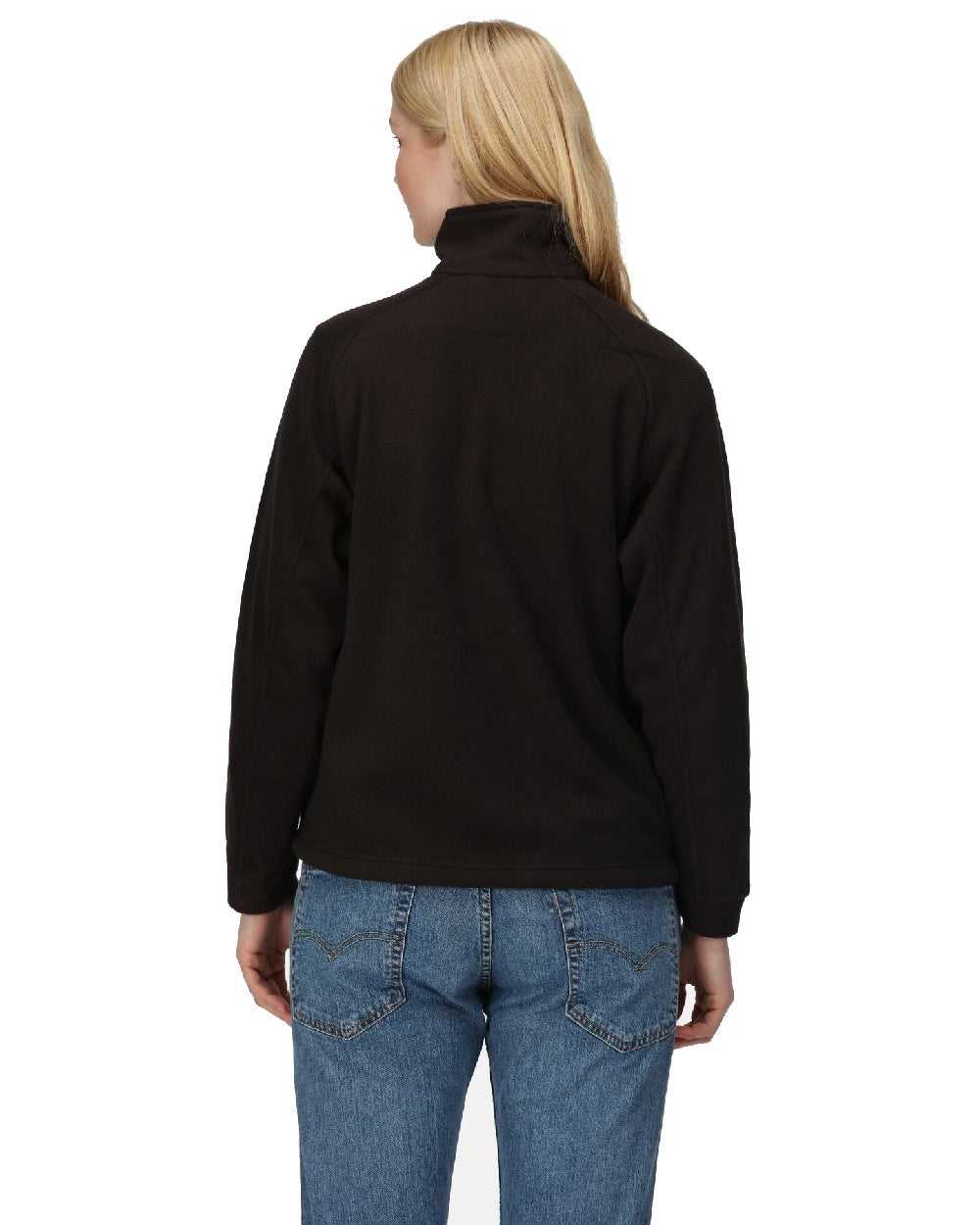 Black coloured Regatta Womens Thor III Fleece on white background