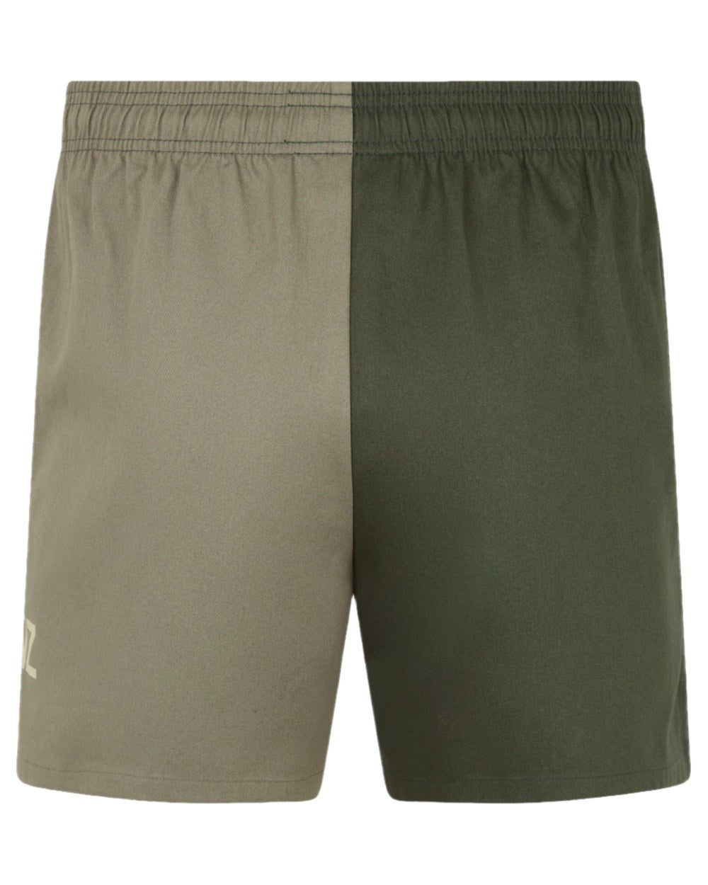 Olive Multi coloured Ridgeline Backslider Shorts on white background
