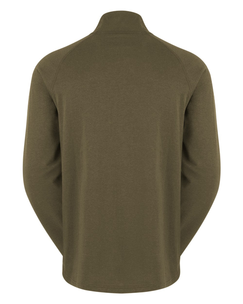 Light Bark Marl Coloured Ridgeline Baseline Pull On Zip Top on white background