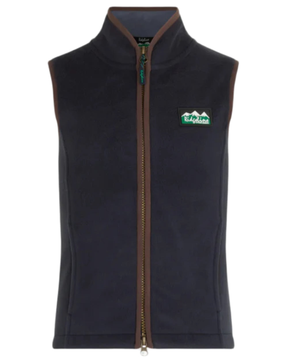 Navy coloured Ridgeline Childrens Kodiak Cub Gilet on white background