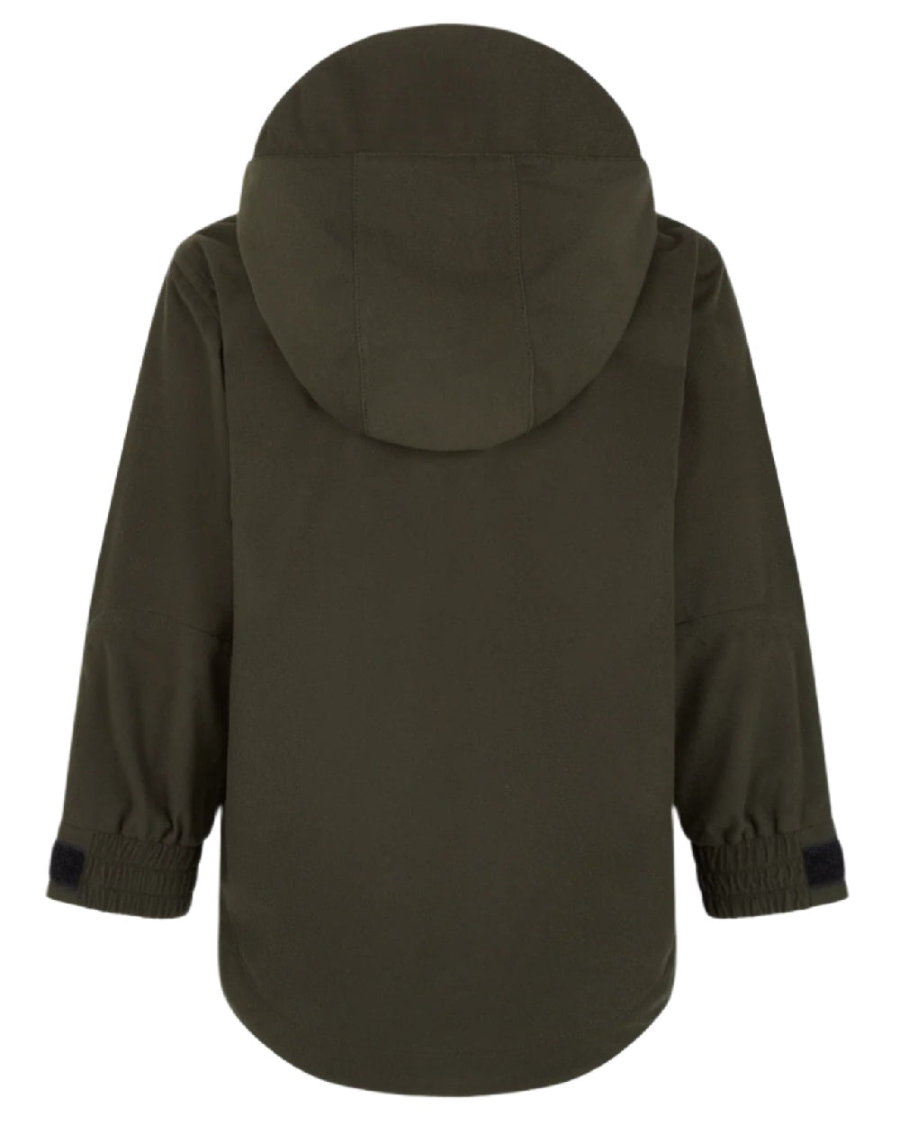 Deep Forest coloured Ridgeline Childrens Spiker Jacket on white background