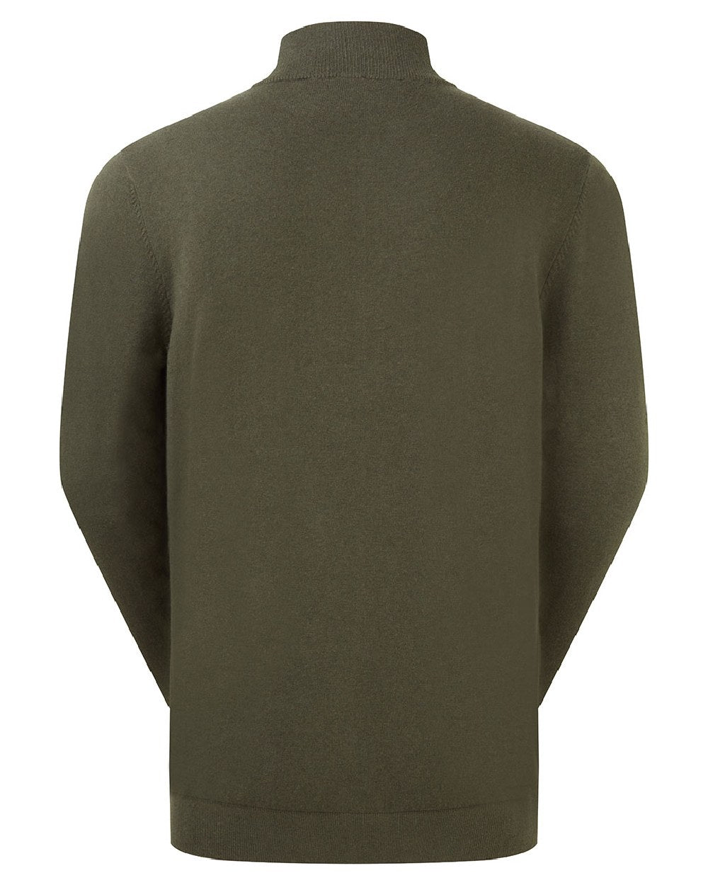 Deep Forest coloured Ridgeline Hartland 1/4 Zip Pullover on white background