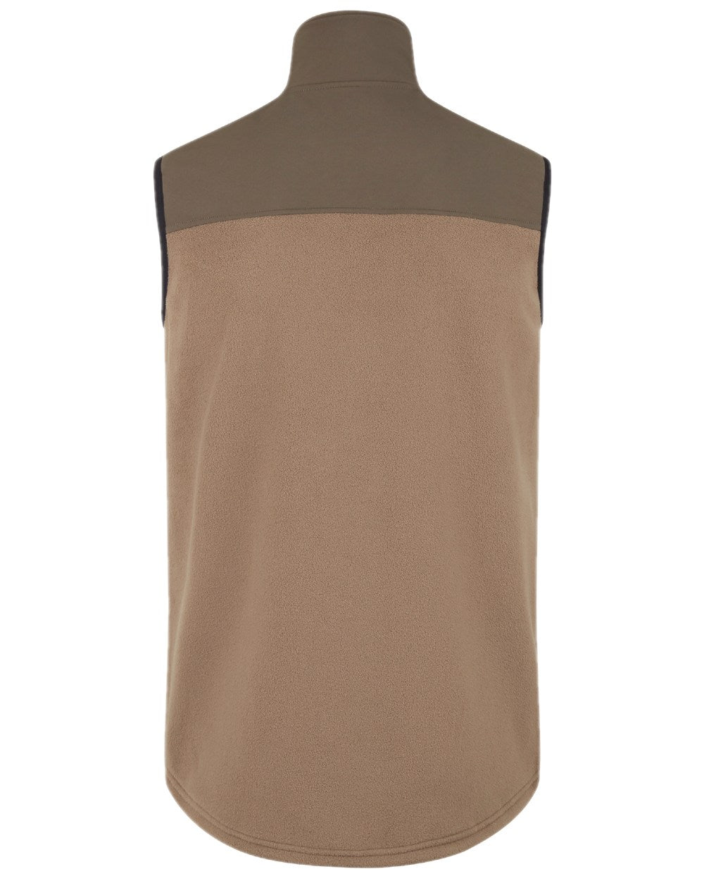 Light Bark Coloured Ridgeline Hybrid Fleece Gilet on white background