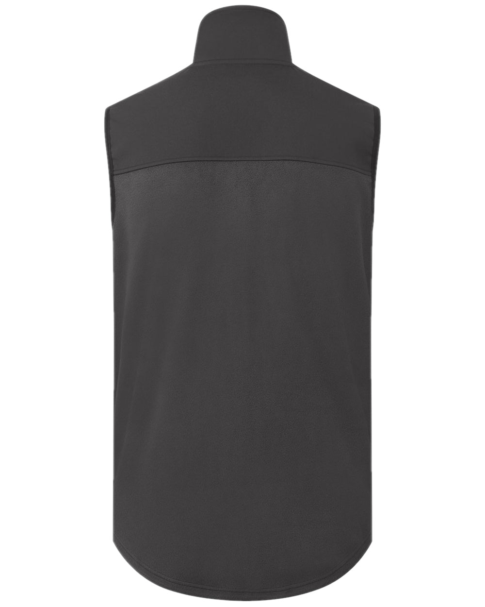 Shale coloured Ridgeline Hybrid Fleece Gilet on white background